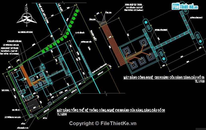 Bản vẽ thiết kế cây xăng,Bản vẽ kết cấu cây xăng dầu,hồ sơ thiết kế thi công cây xăng,File cad thiết kế cây xăng