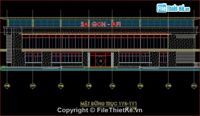 văn phòng 2 tầng,văn phòng 40x18m,thiết kế văn phòng 2 tầng