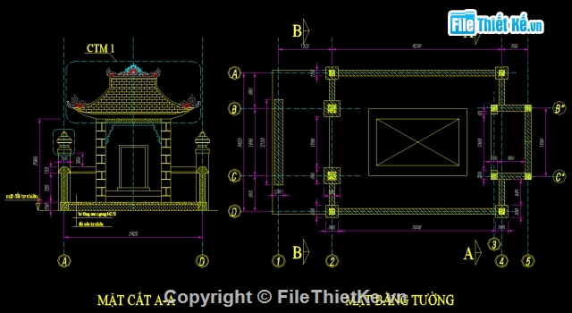 File thiết kế lăng mộ,bản vẽ lăng mộ đá,thiết kế lăng mộ,lăng mộ