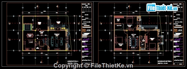 Bản vẽ thiết kế lâu đài,Bản vẽ lâu đài 10x14m,Hồ sơ thiết kế lâu đài,lâu đài 3 tầng