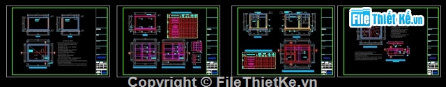 Bản vẽ thiết kế biệt thự 3 tầng,Bản vẽ thiết kế biệt thự 3 tầng KT 15.2x12.4m,Biệt thự 3 tầng KT 15.xx12.4m