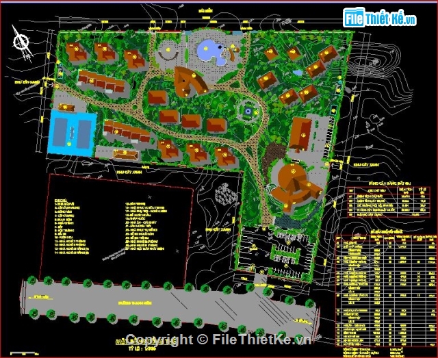 Bản vẽ mặt bằng,Bản vẽ tổng thể,tổng thể khu điều dưỡng,khu điều dưỡng quảng nam