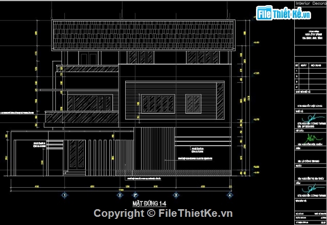 bản vẽ 3 tầng,nhà kích thước 8 x 17m,nhà phố 2 mặt tiền,nhà phố cá tính