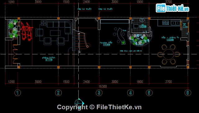 bản vẽ nhà ống,mặt phố 4.9 x 16.3m,kiến trúc nhà 3 tầng,nhà phố đẹp
