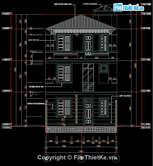 Thiết kế nhà phố,Nhà phố 6x16m,kiến trúc nhà 3 tầng,mẫu nhà 3 tầng giật cấp