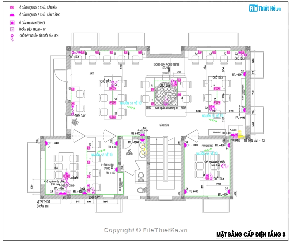 thiết kế điện,thiết kế nước,M&E,thiết kế văn phòng,autocad thiết kế điện nước văn phòng