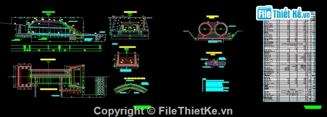 Bản vẽ,thiết kế cống,cống tròn