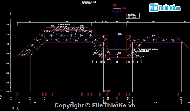 bê tông,thiết kế bê tông,mương 70x70m,mương bê tông