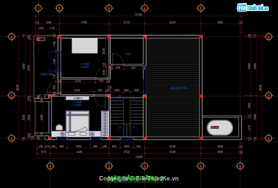 Nhà 2 tầng,Nhà mái lệch,Nhà 2 tầng mặt tiền 8m,Nhà 2 tầng 8x15.5m