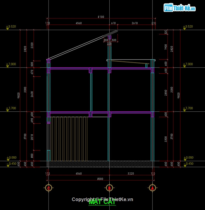 Nhà 2 tầng,Nhà mái lệch,Nhà 2 tầng mặt tiền 8m,Nhà 2 tầng 8x15.5m