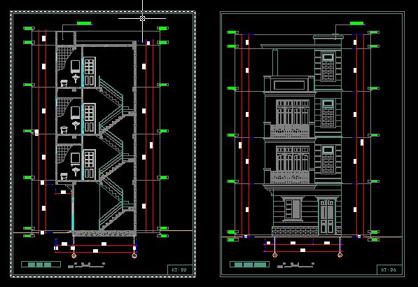 nhà 4 tầng,4 tầng,thiết kế nhà,Bản vẽ thiết kế nhà 4 tầng,Bản vẽ thiết kế nhà 4 tầng kích thước 5.4m x 5.7m