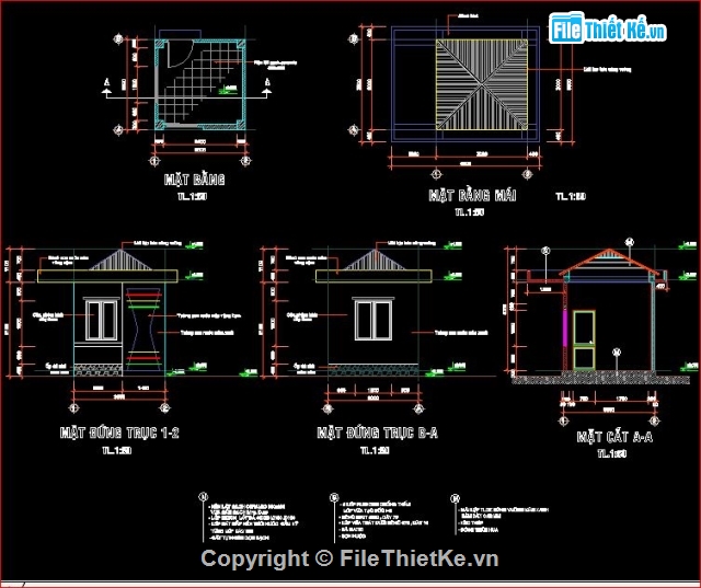 nhà bảo vệ,thiết kế nhà bảo vệ trường,bản vẽ nhà bảo vệ