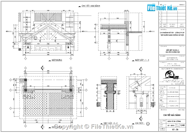 Thiết kế biệt thự,biệt thự 2 tầng,biệt thự 9x22m