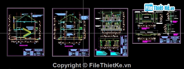 bản vẽ thiết kế nhà công vụ,bản vẽ nhà công vụ,bản vẽ thiết kế nhà công vụ 9.5x35.5m,bản vẽ nhà công vụ 2 tầng