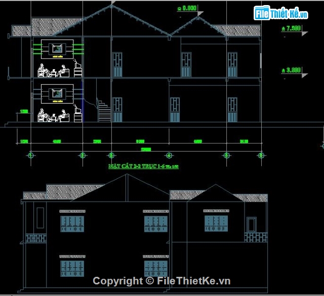 nhà 2 tầng,mẫu nhà 2 tầng mái thái,mẫu nhà mái thái đẹp