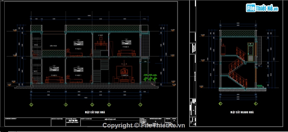 Bản vẽ nhá phố 2 tầng,File cad nhà phố 2 tầng,Autocad nhà phố 2 tầng,File autocad nhà phố 2 tầng,Nhà phố 2 tầng file cad