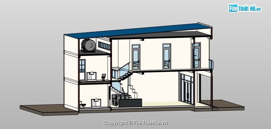 bản vẽ thiết kế nhà phố 2 tầng,bản vẽ revit nhà 2 tầng,bản vẽ nhà phố 2 tầng,Mẫu nhà phố