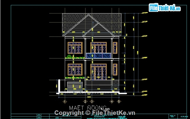 Bản vẽ kiến trúc nhà phố 2 tầng KT 9x20.9m,Biệt thự phố 2 tầng kích thước 9x20.9m,Bản vẽ biệt thự phố 2 tầng kích thước 9x20.9m,Bản vẽ cad nhà phố 2 tầng KT 9x20.9m