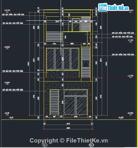 nhà phố 3 tầng,nhà 3 tầng,nhà phố 3 tầng 4.9x12m,Bản vẽ nhà phố