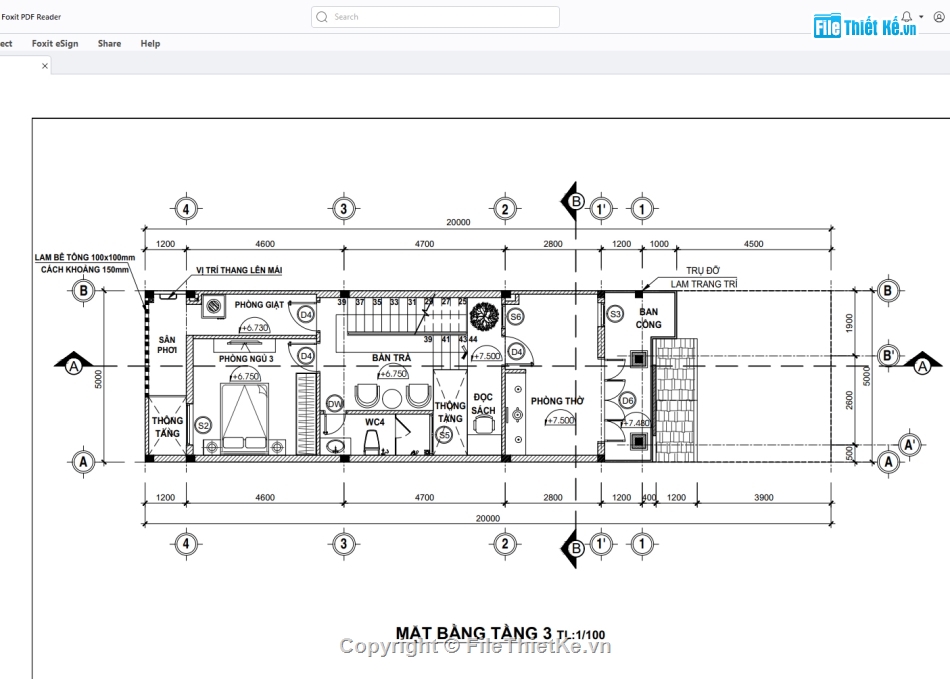 Nhà phố,nhà phố  3 tầng,bản vẽ nhà phố,kiến trúc nhà phố
