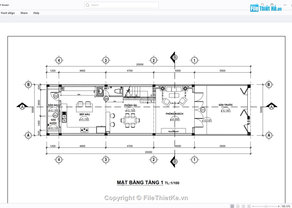 Nhà phố,nhà phố  3 tầng,bản vẽ nhà phố,kiến trúc nhà phố