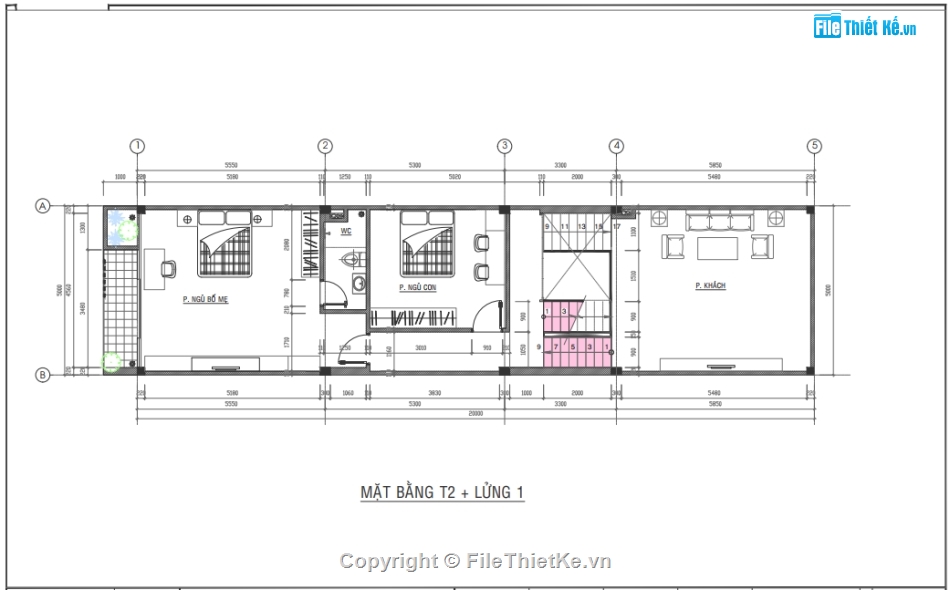 thiết kế lệch tầng,nhà phố 5x20m,nhà phố 3 tầng,bản vẽ nhà phố