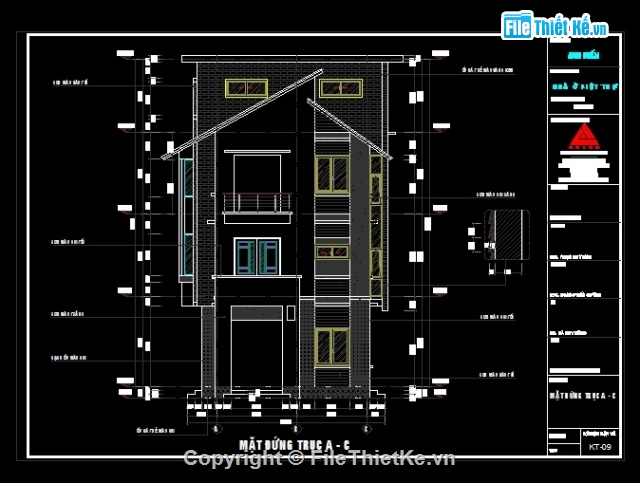 nhà phố 3 tầng,Bản vẽ nhà phố,nhà 3 tầng,biệt thự 3 tầng