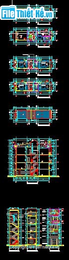 Bản vẽ nhà phố,4 tầng,nhà 4 tầng,kiến trúc đẹp