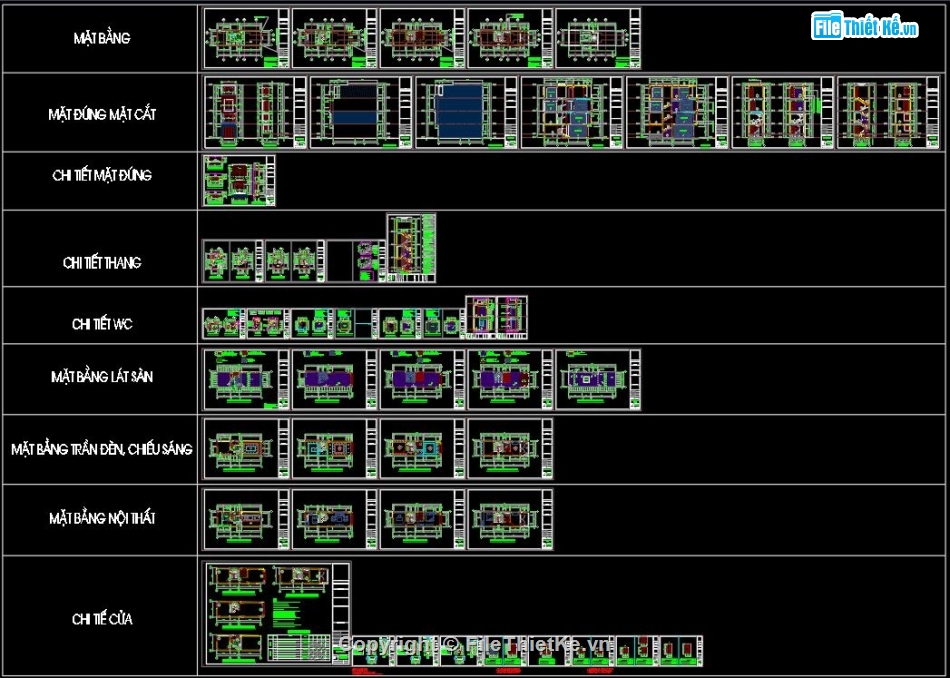 nhà phố 4 tầng 3.6x10.5m,Nhà ống 4 tầng hiện đại file cad,Bản vẽ autocad nhà 4 tầng đẹp,Thiết kế nhà phố 4 tầng