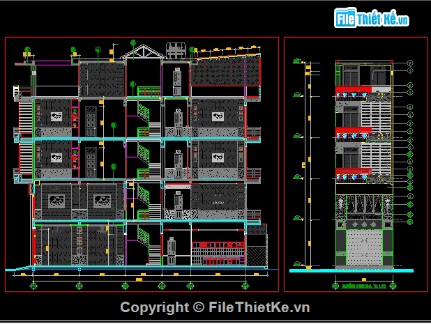 Bản vẽ nhà phố 5 tầng,Nhà lô phố 5 tầng,Bản vẽ nhà phố,nhà phố 5 tầng,thiết kế nhà 5 tầng