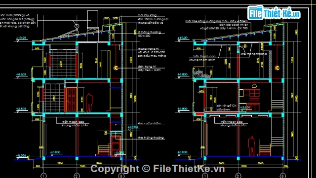 bản vẽ thiết kế,bản vẽ nhà phố 2 tầng,thiết kế nhà phố 2 tầng,thiết kế nhà