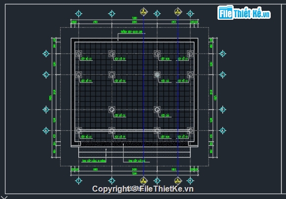 đền thờ 6.8x7.2m,thiết kế đề thờ,nhà thờ họ 3 gian,nhà thờ họ 3 gian 6.8x7.2m,bản vẽ cad nhà thờ họ,nhà thờ họ