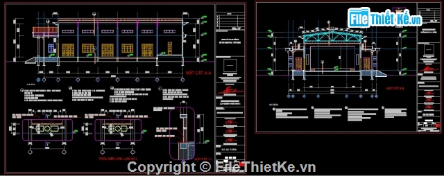 Bản vẽ thiết kế nhà văn hóa,Bản vẽ cad nhà văn hóa,nhà văn hóa,kiến trúc nhà văn hóa,nhà văn hóa đẹp,nhà văn hóa xã đoan hùng