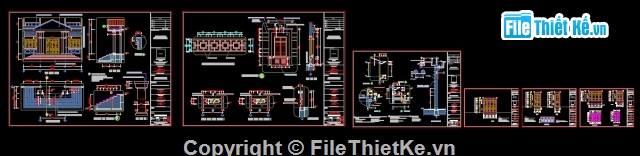 Bản vẽ thiết kế nhà văn hóa,Bản vẽ cad nhà văn hóa,nhà văn hóa,kiến trúc nhà văn hóa,nhà văn hóa đẹp,nhà văn hóa xã đoan hùng