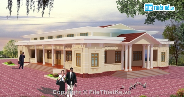 Bản vẽ thiết kế nhà văn hóa,Bản vẽ cad nhà văn hóa,nhà văn hóa,kiến trúc nhà văn hóa,nhà văn hóa đẹp,nhà văn hóa xã đoan hùng
