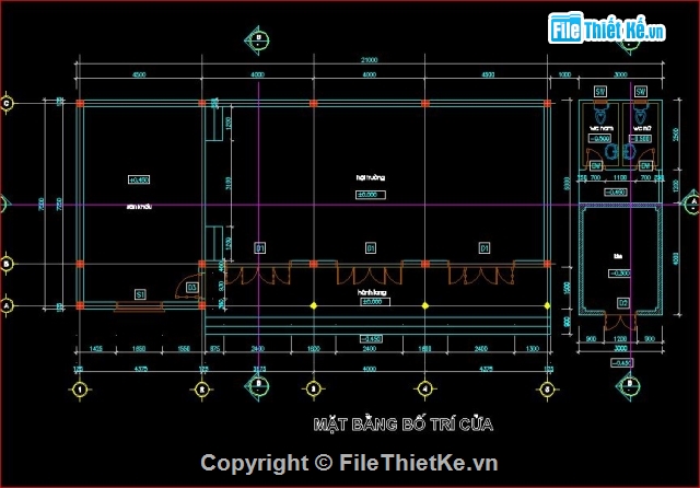 kiến trúc nhà văn hóa,kết cấu nhà văn hóa,điện nước nhà văn hóa,nhà văn hóa xã Hà Dương