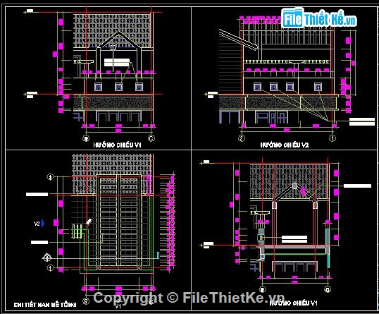 thiết kế nhà vườn,nhà vườn 5 tầng,nhà góc,thiết kế nhà góc,bản vẽ nhà góc,nhà góc 12.4m x 13.4m