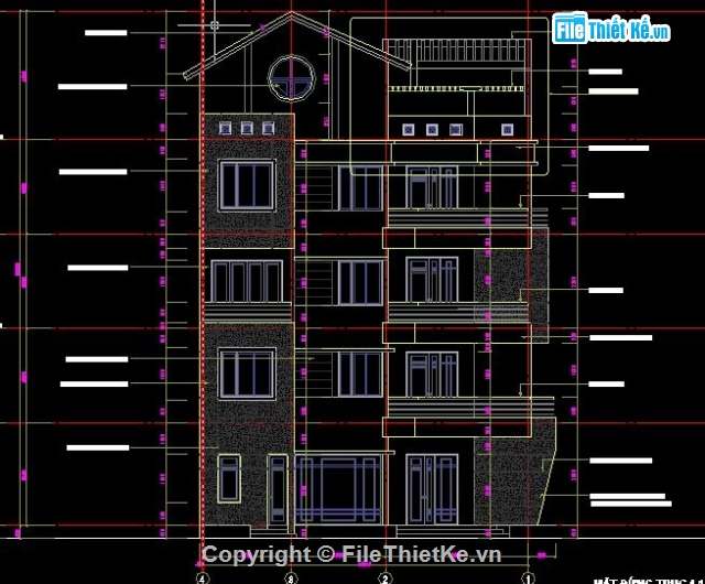 thiết kế nhà vườn,nhà vườn 5 tầng,nhà góc,thiết kế nhà góc,bản vẽ nhà góc,nhà góc 12.4m x 13.4m