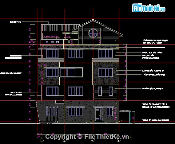 Bản vẽ full,nhà full kiến trúc,thiết kế nhà vườn,nhà kích thước 7.2m x 13.5m,nhà góc,nhà góc full kiến trúc