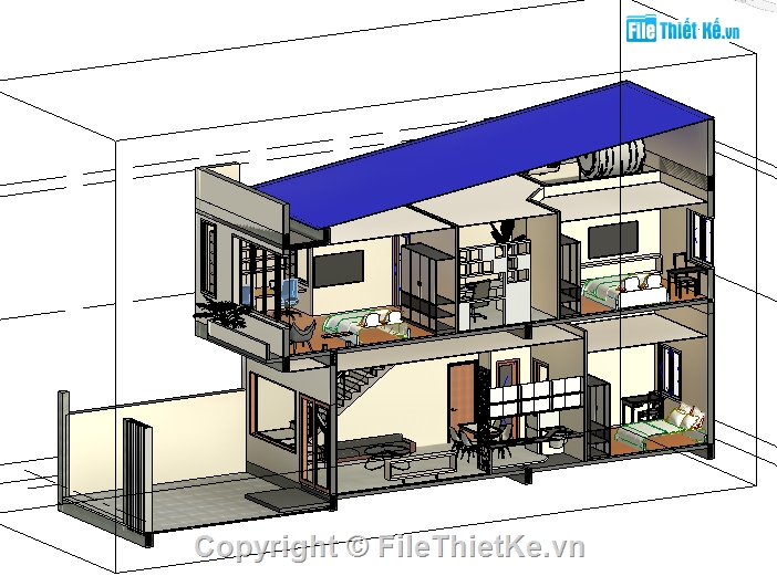Bản vẽ nhà phố,nhà hiện đại,thiết kế nhà 2 tầng,thiết kế nhà phố 2 tầng,nhà phố revit