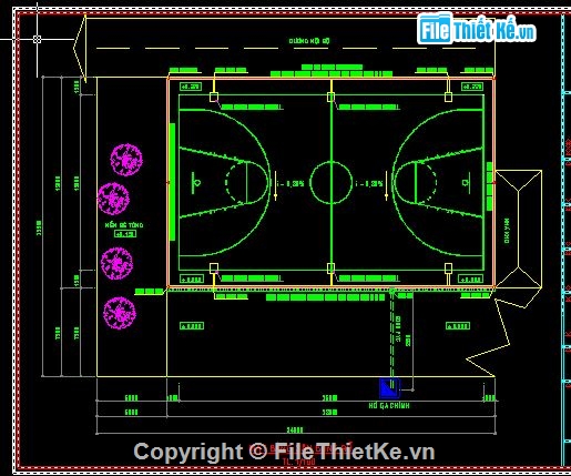 sân bóng rổ,Bản vẽ thiết kế kè,Bản vẽ thiết kế CLB,bản vẽ thiết kế,thiết kế thi công