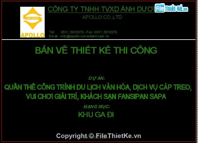 Bản vẽ thi công,thiết kế thi công,thiết kế bản vẽ thi công,thiết kế công trình,cap treo Fansipan