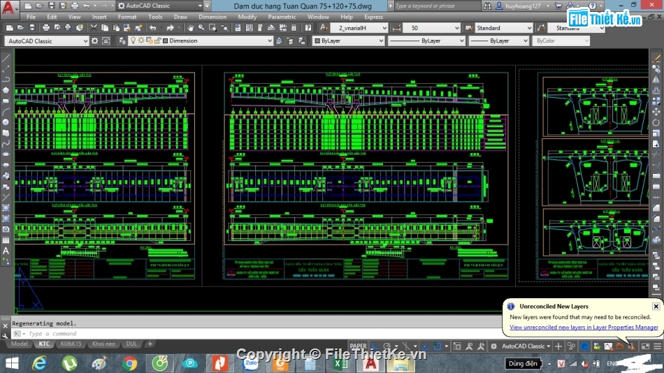 cầu đúc hẫng,bản vẽ thiết kế thi công cầu,cầu dầm I33,cầu nhịp 120m,autocad thiết kế cầu Tuần Quán