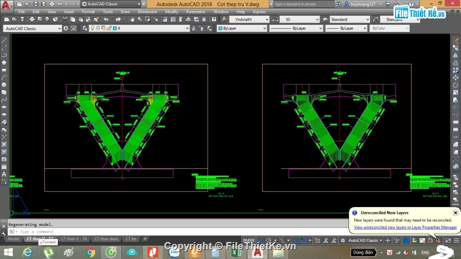 cầu đúc hẫng,bản vẽ thiết kế thi công cầu,cầu dầm I33,cầu nhịp 120m,autocad thiết kế cầu Tuần Quán