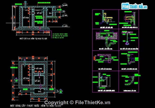 Bản vẽ,nhà 3 tâng,thiết kế nhà ở,công trình nước