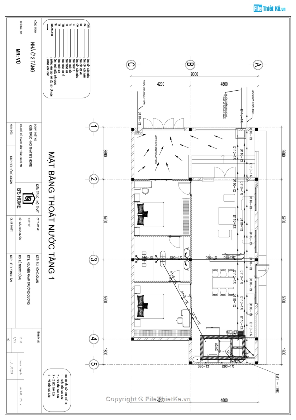 Bản vẽ thiết kế thi công nhà mái nhật,nhà kích thước 9x16.8m,full bản vẽ nhà 1 tầng,nhà mái nhật
