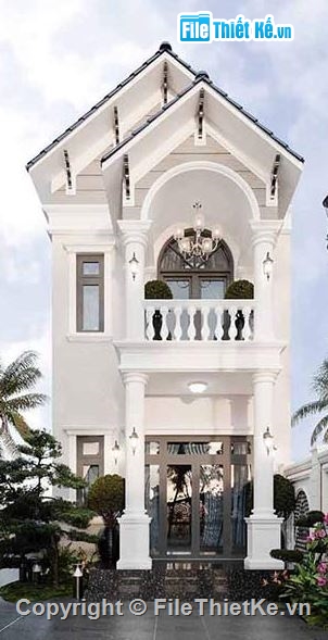 thiết kế mái thái,thiết kế mái 1 lầu,nhà mái thái 2 tầng