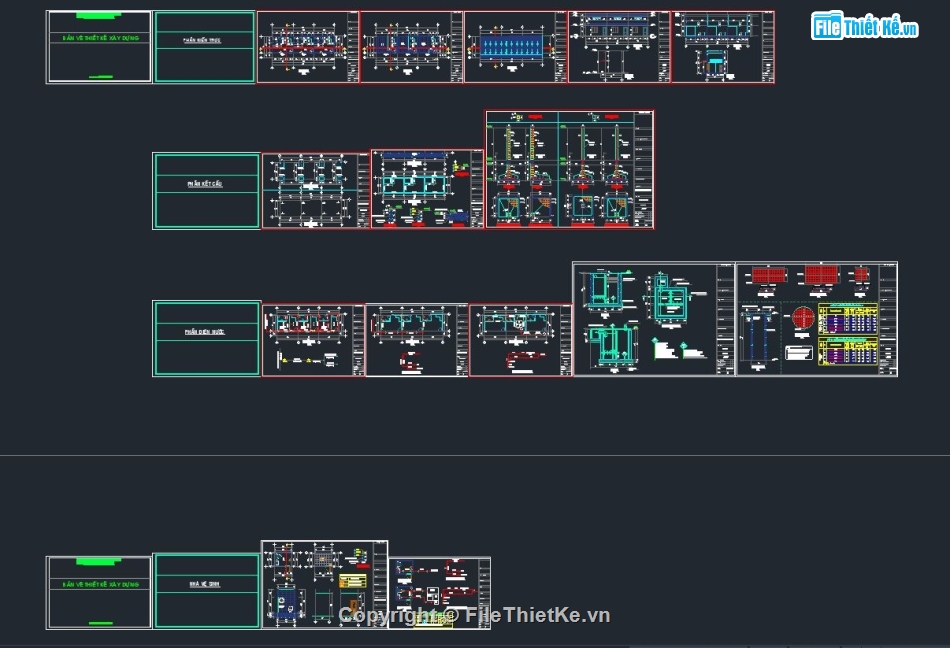 Bản vẽ nhà trọ,nhà trọ,file cad bản vẽ thi công nhà trọ,thiết kế nhà trọ