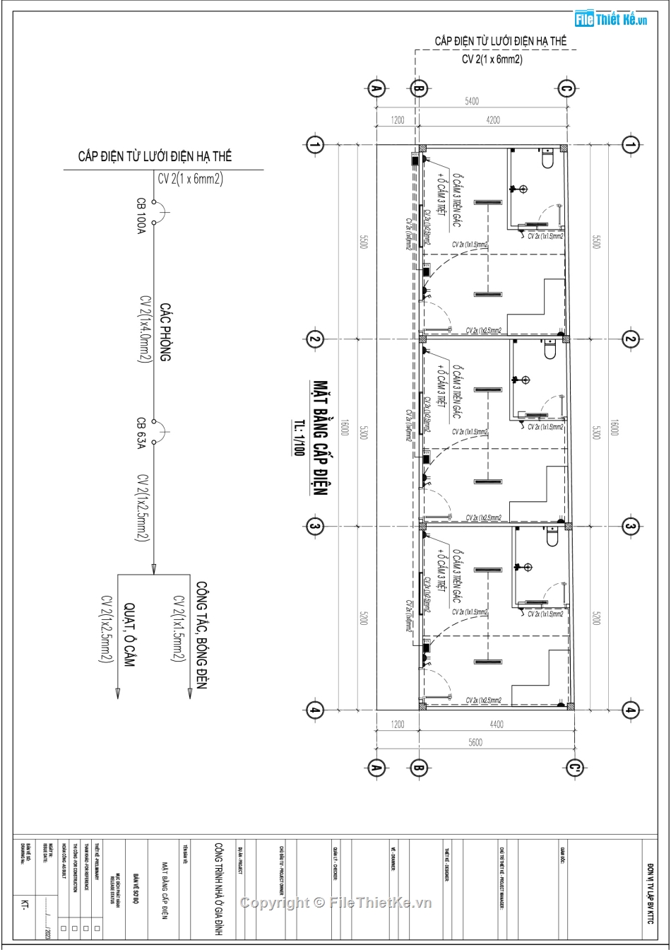 Bản vẽ nhà trọ,nhà trọ,file cad bản vẽ thi công nhà trọ,thiết kế nhà trọ