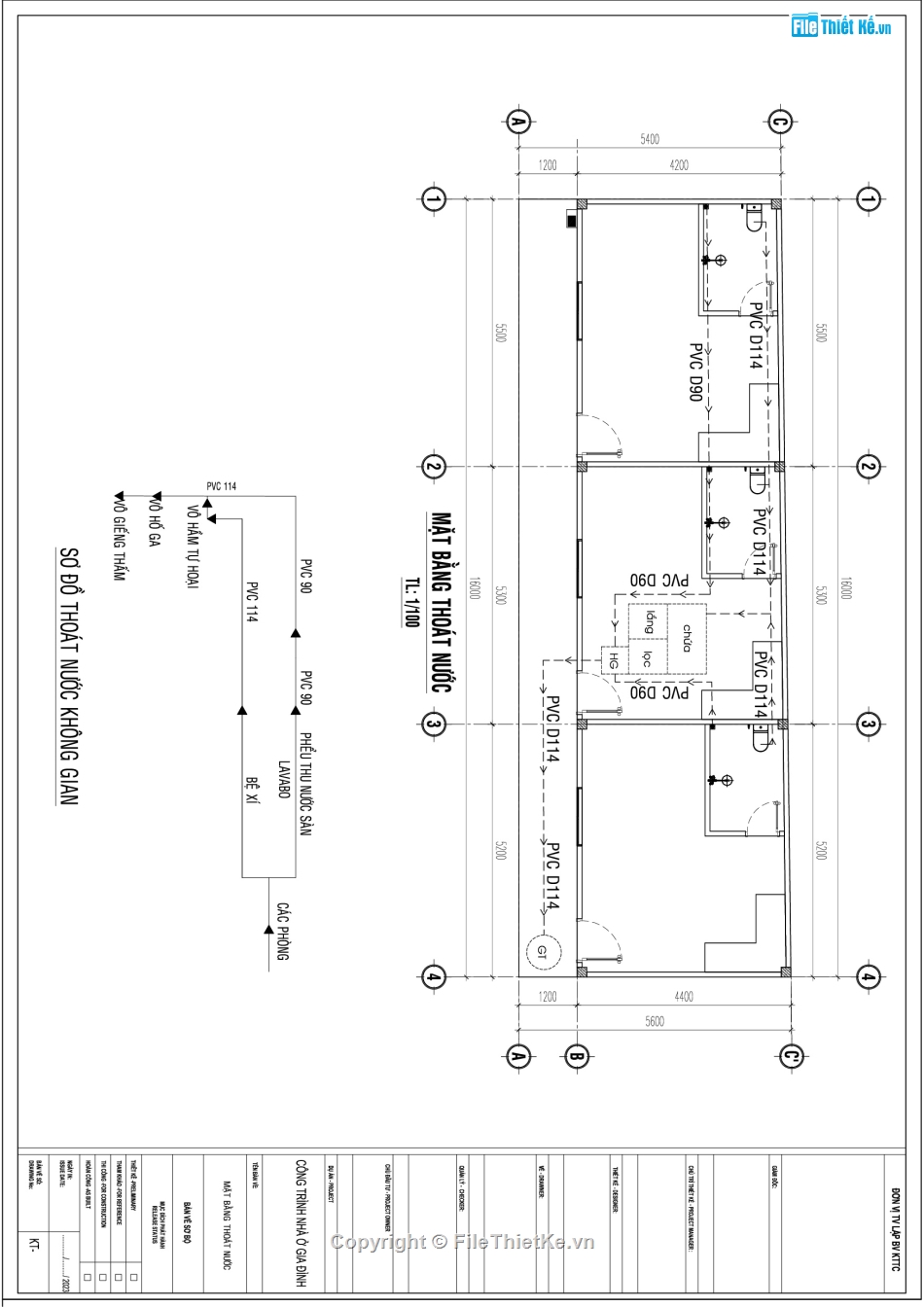 Bản vẽ nhà trọ,nhà trọ,file cad bản vẽ thi công nhà trọ,thiết kế nhà trọ